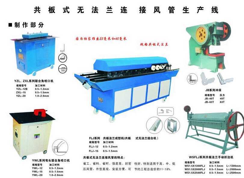 圆形风管制作生产线,陕西省建运工程机械有限责任公司